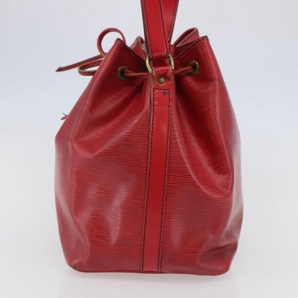 LOUIS VUITTON Epi Petit Noe Shoulder Bag Red M44107 LV Auth gh981 - Picture 4 of 16